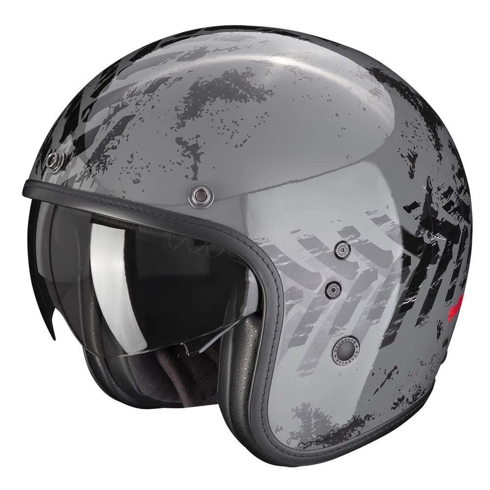 SCORPION Belfast evo nevada gray black kaciga