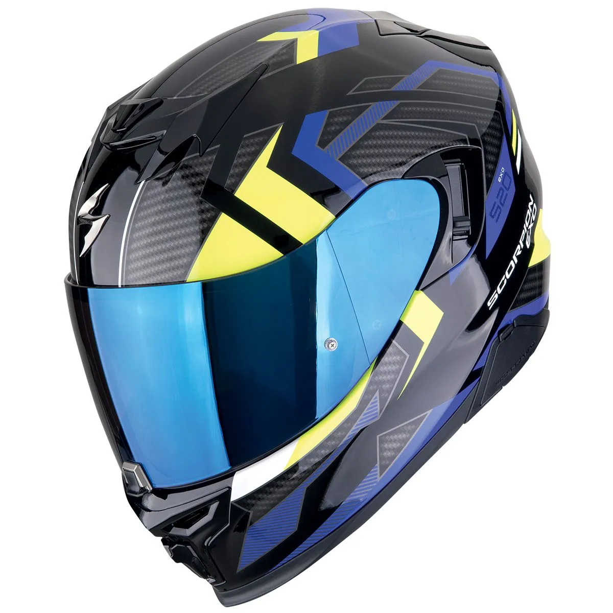 SCORPION Exo-520 evo air sensus black-blue-neon yellow