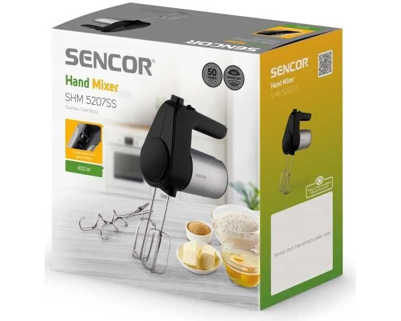 SENCOR Mikser SHM 5207SS/ crna/srebrna