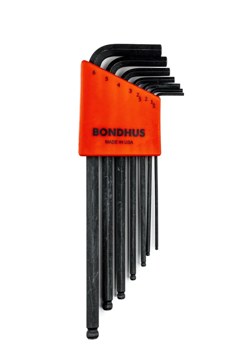 Set dugih imbus ključeva sa kugličnom glavom Bondhus HEX 1/5 - 6/0 10992 7 kom