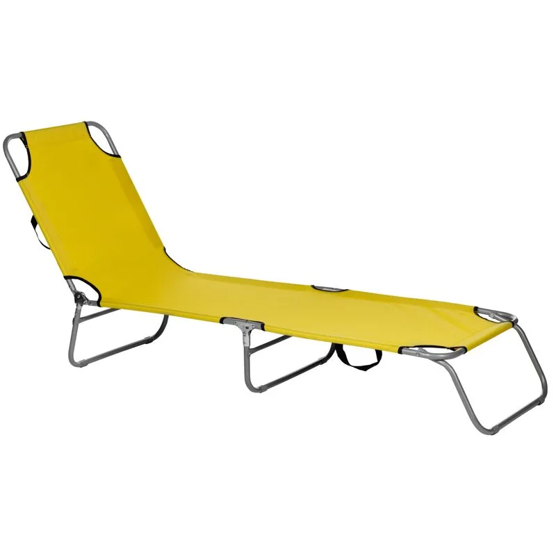 SLOVAKIA TREND Ležaljka Panama 188x55x27cm/ žuta