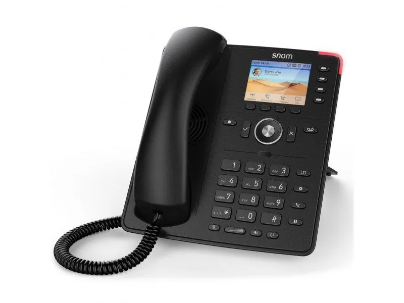 SNOM Žični fiksni telefon D713/ crna