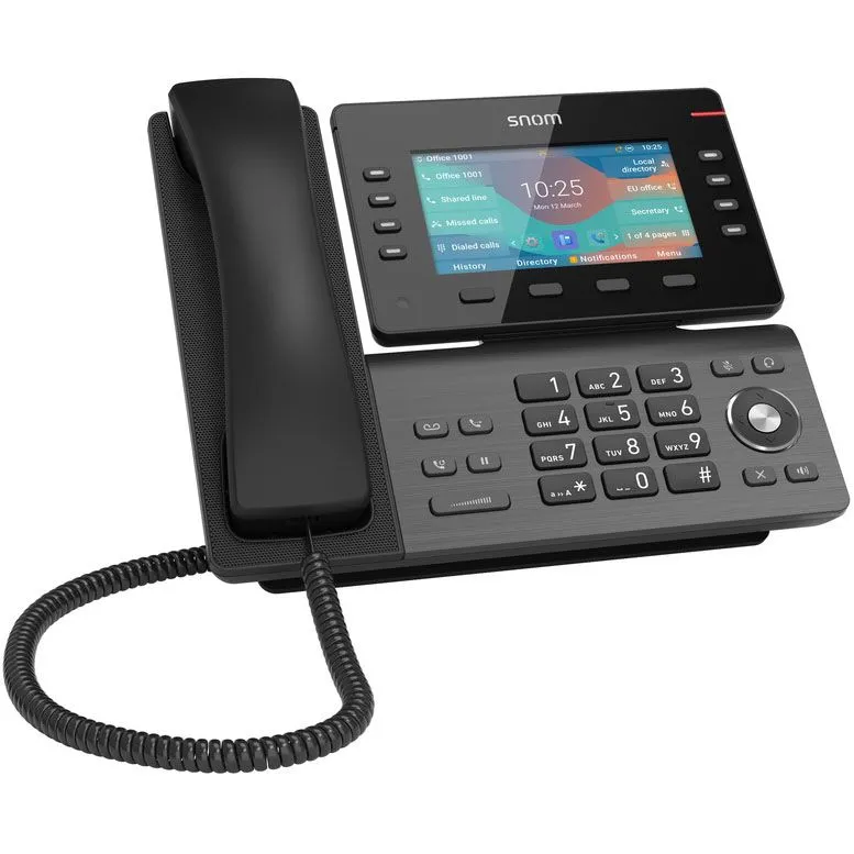 SNOM Žični fiksni telefon D862/ crna