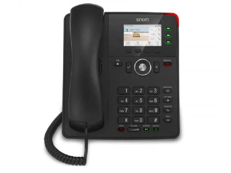 SNOM Žični telefon D717/ crna