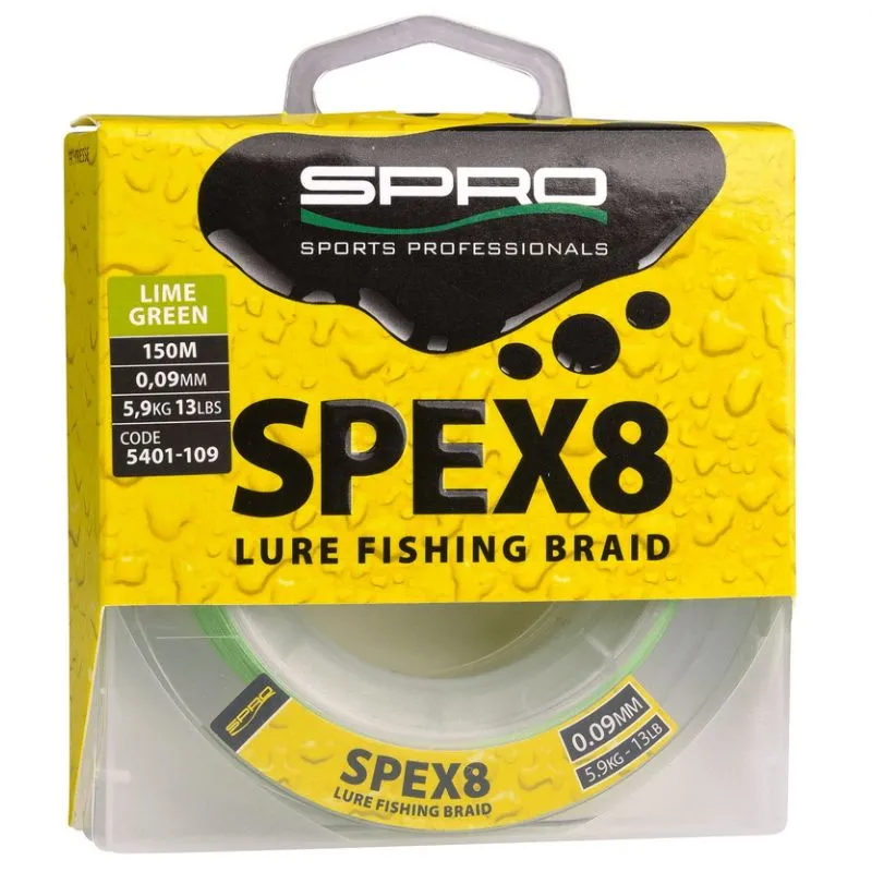 SPRO STRUNA SPEX 8 NITI GREEN 150M 0/30MM