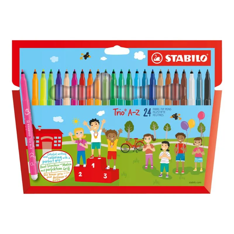 STABILO Flomaster Trio A-Z/ set 1/24