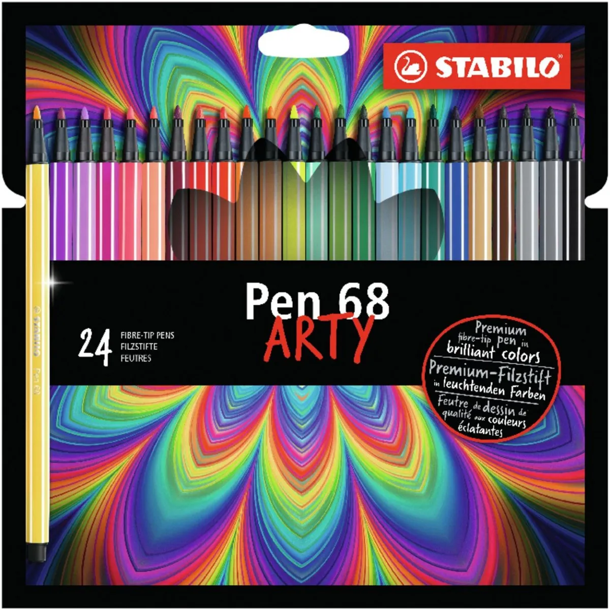 STABILO Flomasteri Pen 68 Arty/ set 1/24