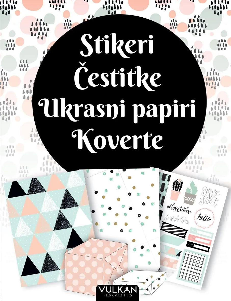 Stikeri/ čestitke/ ukrasni papir/ koverte
