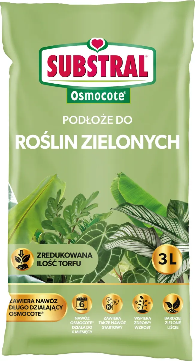 SUBSTRAL Zemlja za zelene biljke 3L