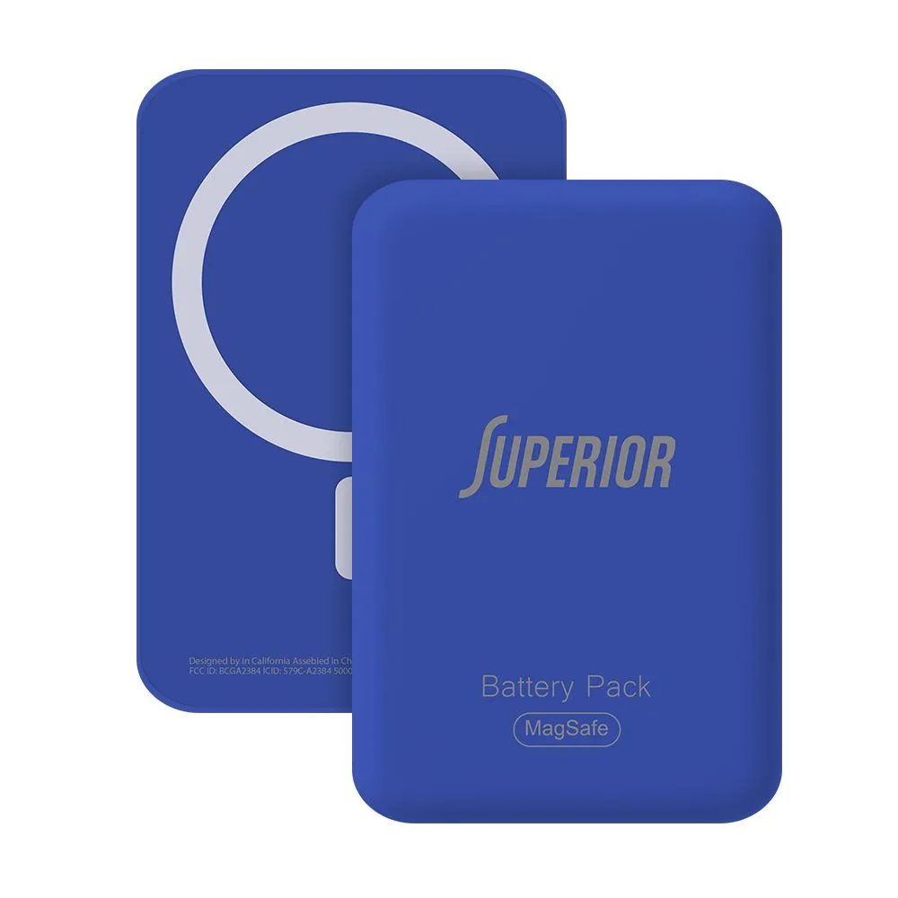 SUPERIOR Power bank MagSafe 15W 5000 mAh/ plava