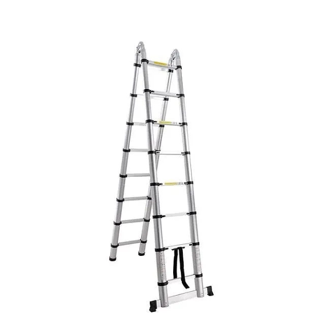 SuperStep Duple Aluminijumske Teleskopske Merdevine 2/8+2/8 XL