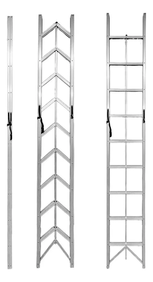 SuperStep Sklapajuće Alu Merdevine 9 Gazišta 299cm