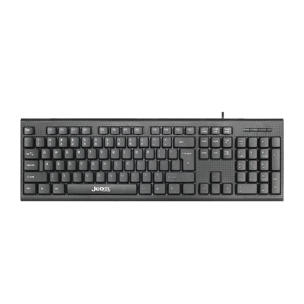 JEDEL Tastatura kancelarijska K13 crna