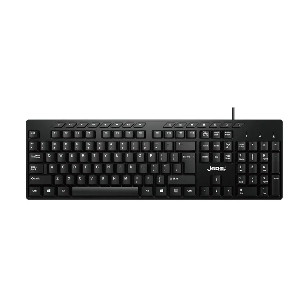 JEDEL Tastatura kancelarijska K519 crna