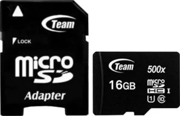 TEAM GROUP TeamGroup MICRO SDHC 16GB UHS-I +SD Adapter TUSDH16GCL10U03