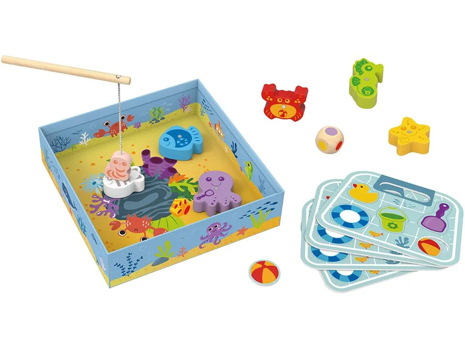Tooky toy drvena fishing igra tk347