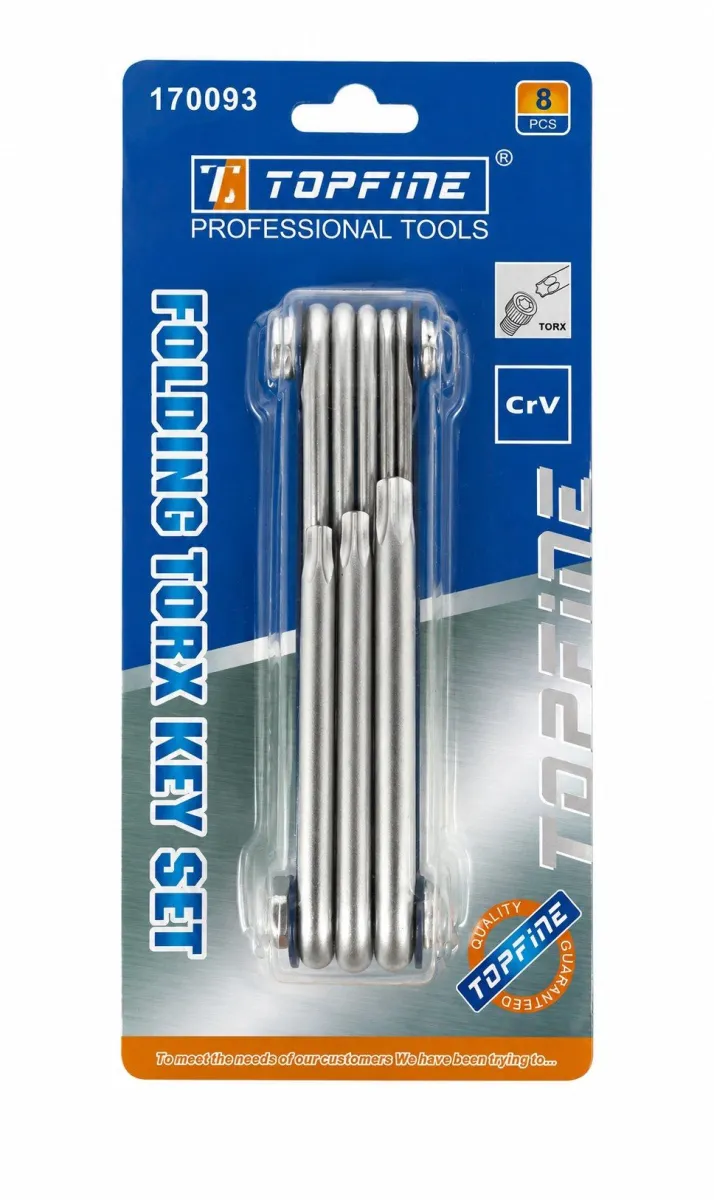 TOPFINE Ključevi Torx set (8 kom)