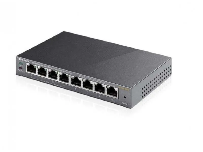 TP LINK 8-Port Gigabit Easy Smart Switchwith 4-Port PoE (TL-SG108PE)