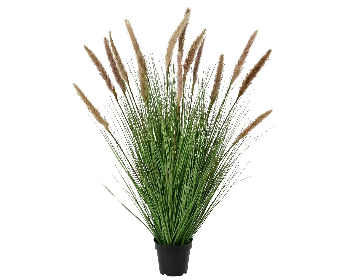 Ukrasna veštačka biljka Pampas u saksiji/ 110cm