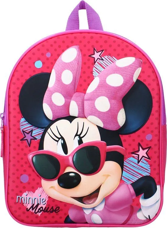 VADOBAG Dečji ranac 3D Minnie Mouse Friends around town/ pink