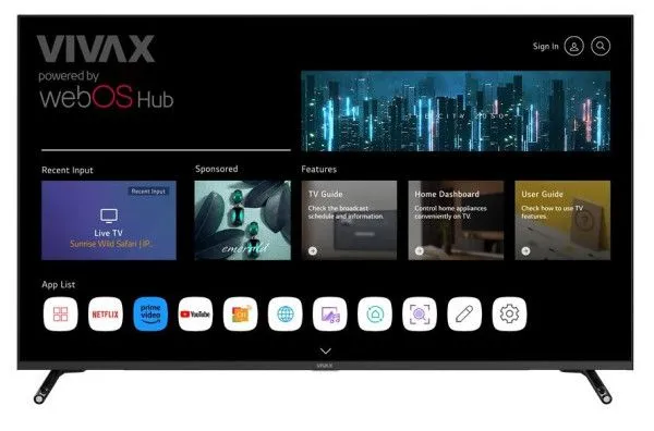 VIVAX Televizor 50S60WO/ Ultra HD/ WebOS Smart