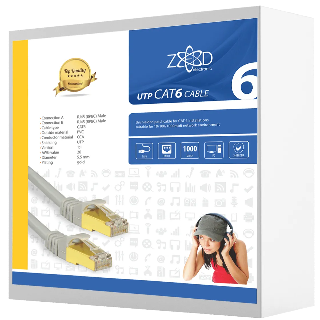 ZED electronic Mrežni FTP kabel/ CAT6/ 15 met - FTP6/15