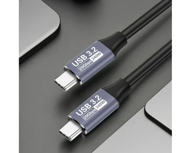 Kabl USB 3.2 na USB 3.2 8K/60 Hz, 20Gbps, 240W 3m, crni 