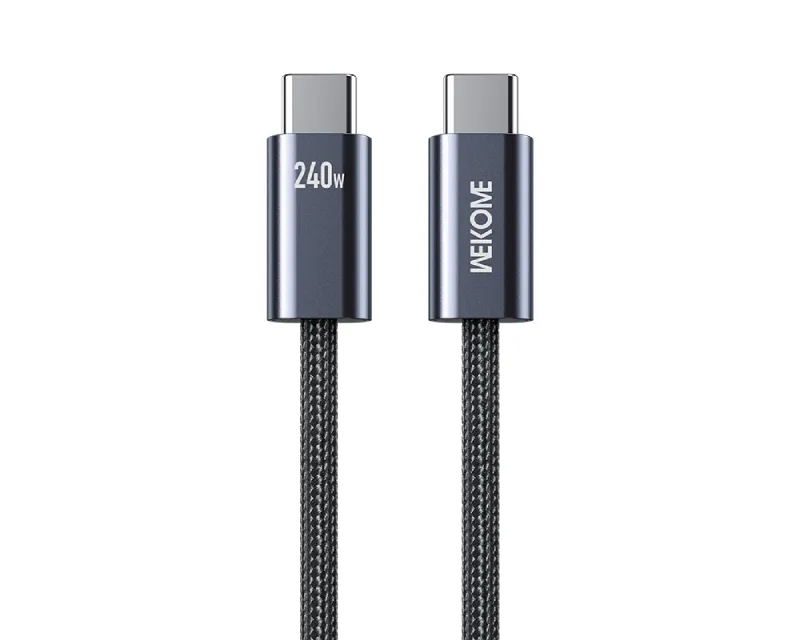 WDC-23 Kabl 3.1 USB tip C M/M 1m za Super brzo punjenje 240W/480Mbps, crni 