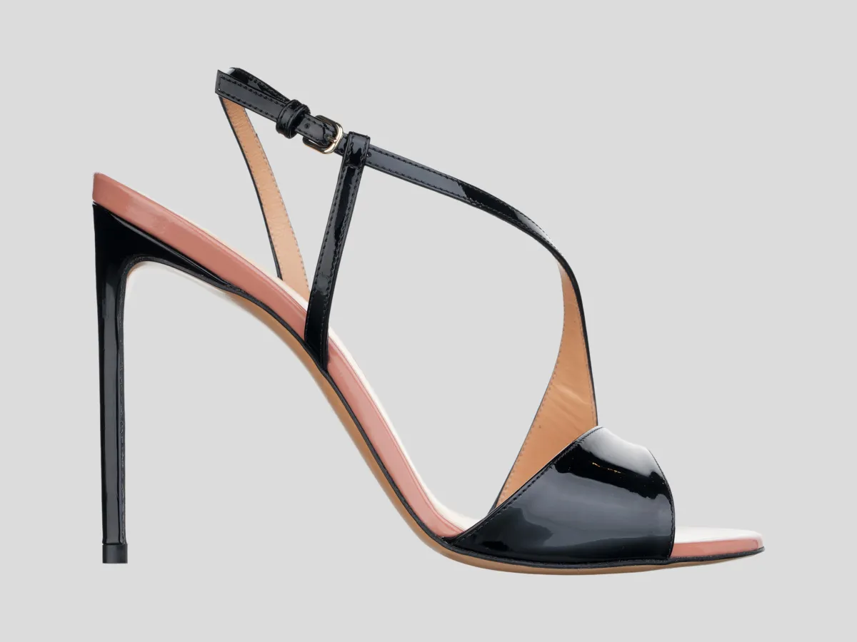 FRANCESCO RUSSO Sandale R1S1026/PL26 BLACK