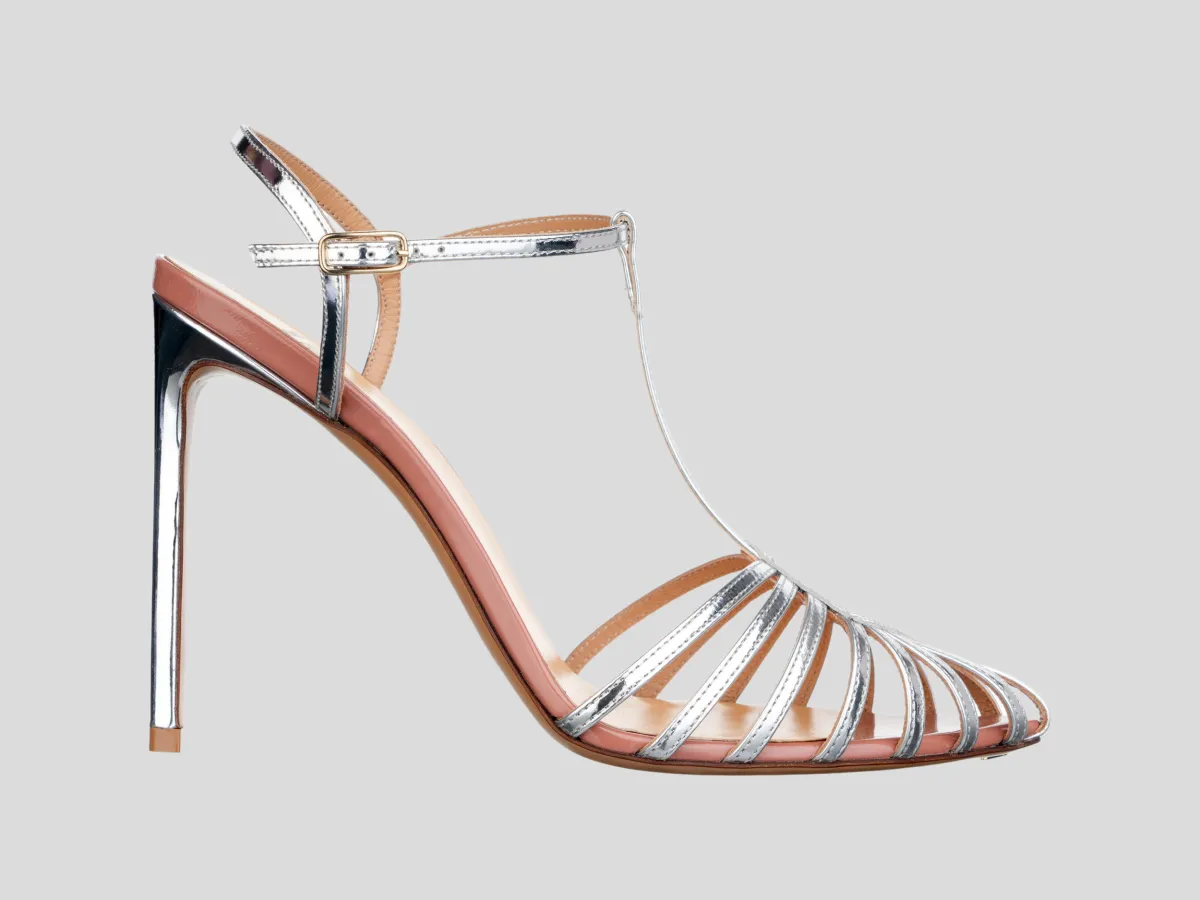 FRANCESCO RUSSO Sandale R1S502/PL26 SILVER