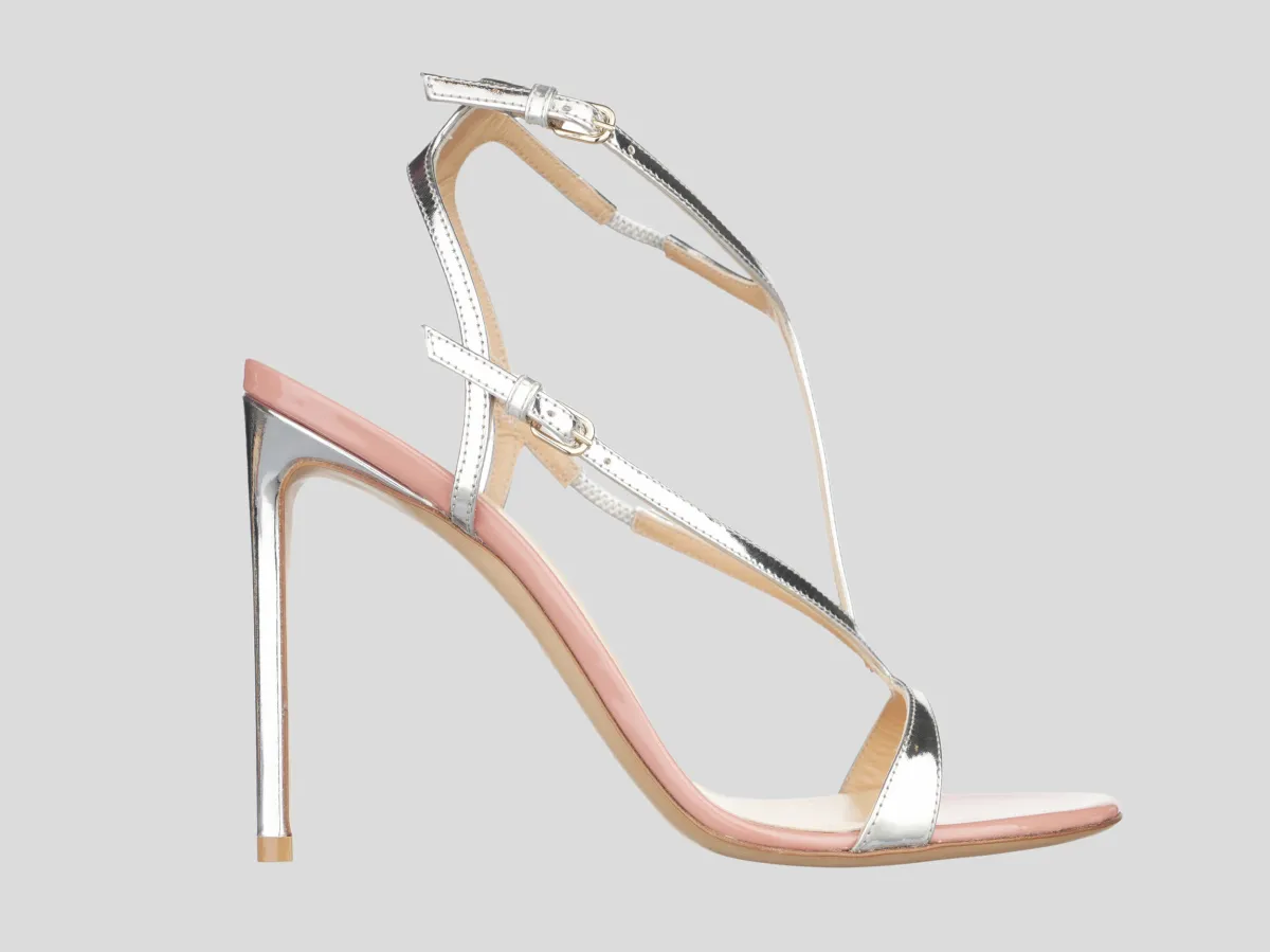 FRANCESCO RUSSO Sandale R1S995/PL25 SILVER