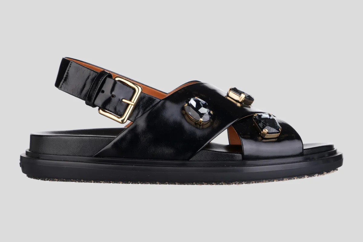 MARNI Sandale FBMS018501/PL26 FUSSBETT SHOE 00N99 BLACK