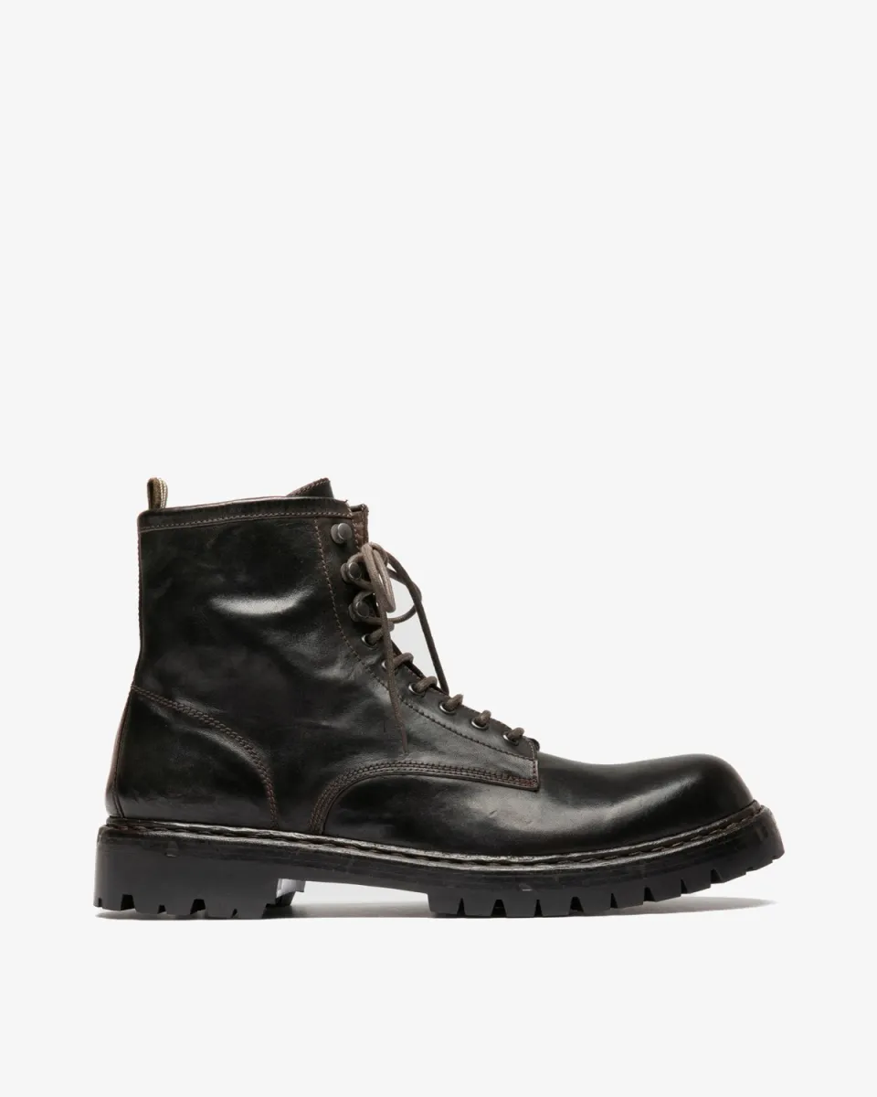 OFFICINE CREATIVE Čizme BULLA DD LUG/116 EBANO  OCUBUDG116 - CVCOM00|00NOVAK- - D215/JZ26