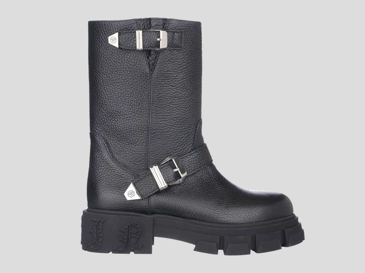 PHILIPP PLEIN ČIzme WSE0875/JZ24 BLACK