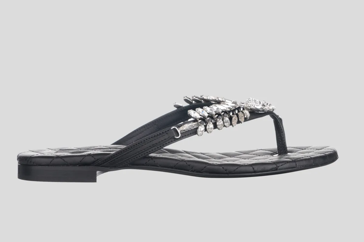 PHILIPP PLEIN Papuče WSA0659/ pl24 BLACK