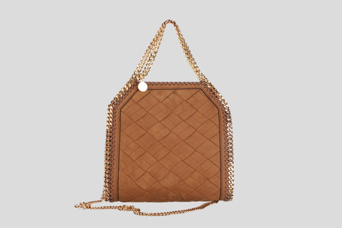 STELLA MCCARTNEY Torba 371223WP0690/PL26 Falabella Soft Clutch Padded Alter Mat brandy