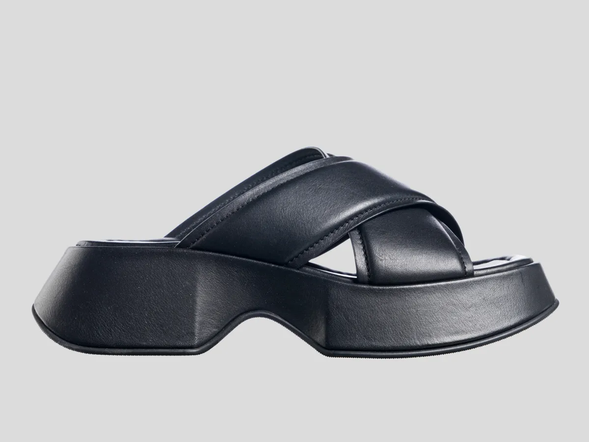 VIC MATIE Papuče 1E1502D/PL24 BLACK