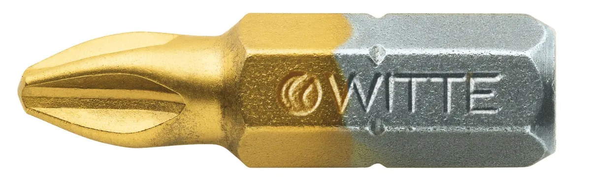 Bit PH2 x 25mm TIN-Pro titanijumski - Witte (27321)