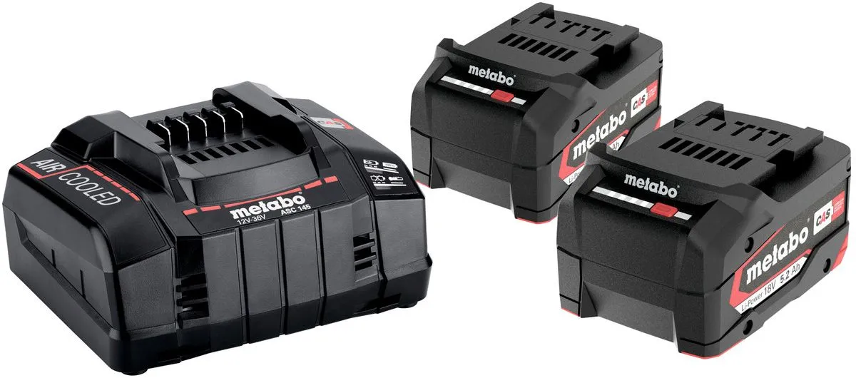 Metabo Basic Set baterija 2 x 5,2 Ah; 18V; za Metabo alate (685051000)