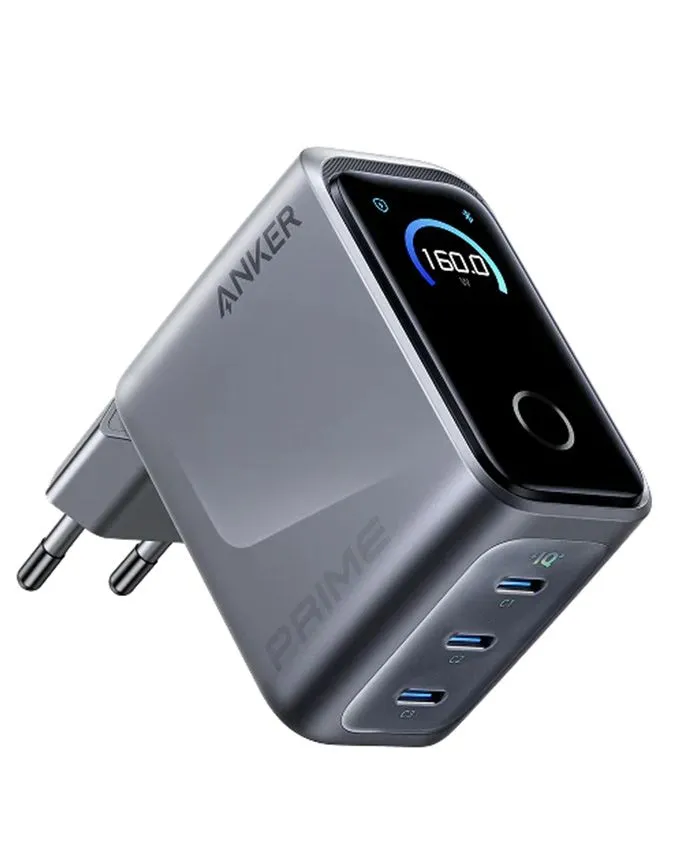 Adapter Anker Prime 160W GaN Silver