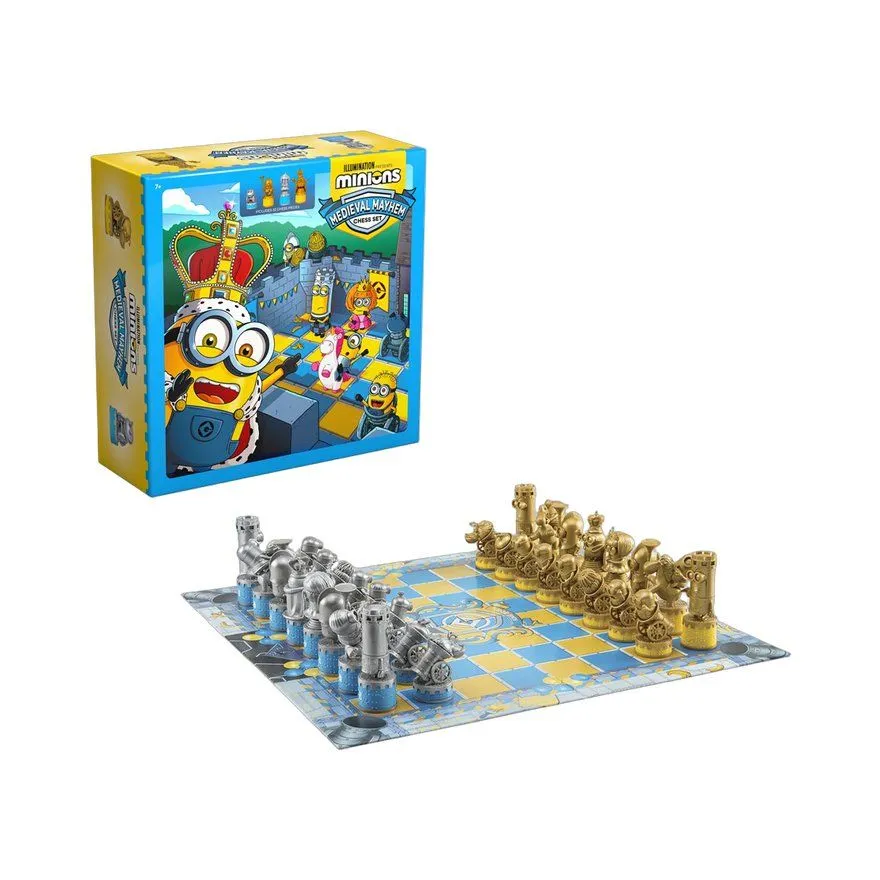 Å ahovski set Noble Collection Minions Medieval Chess Set