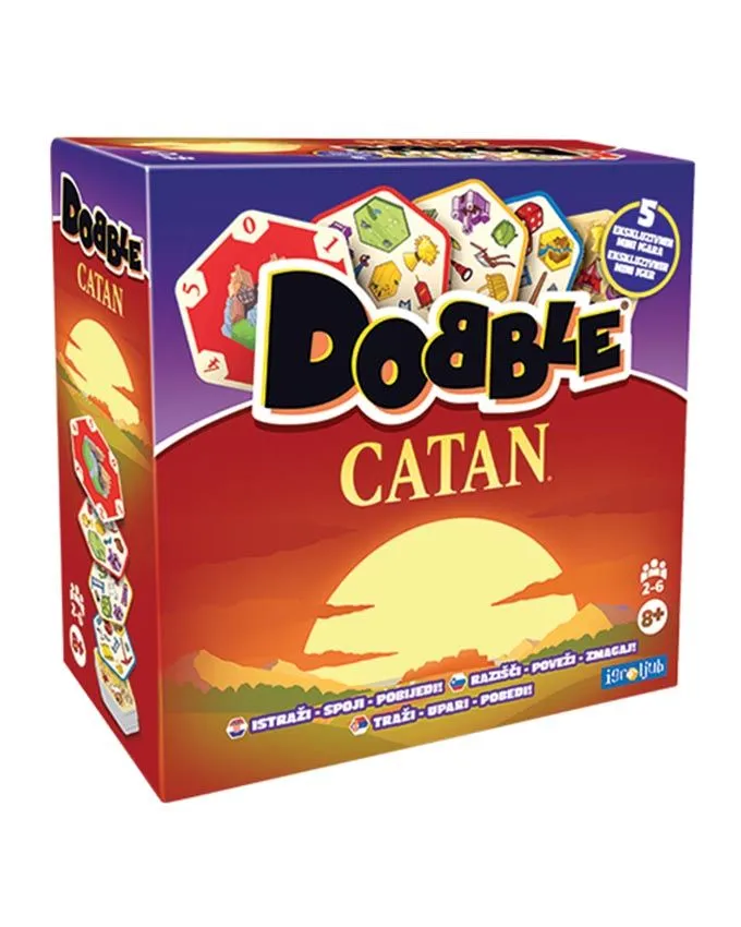 DruÅ¡tvena igra Dobble Catan