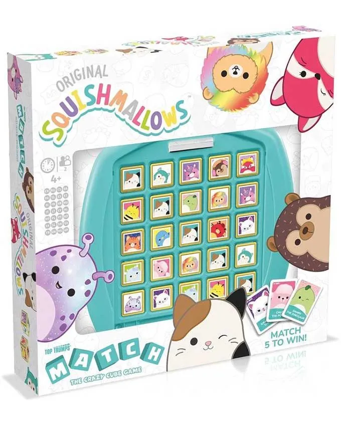 DruÅ¡tvena igra Top Tramps Match - Squishmallows - Crazy Cube Game (ENG)