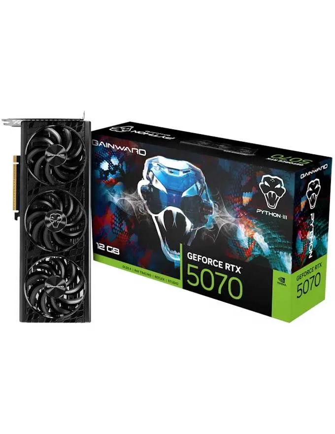 GrafiÄka kartica Gainward GeForce RTX 5070 Python III 12GB GDDR7 192bit NE75070019K9-GB2050T