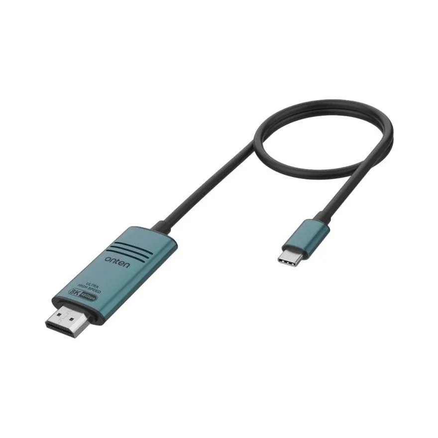 Kabl Onten USB-C to HDMI - UC982 HDMI 2.1 Multicolor