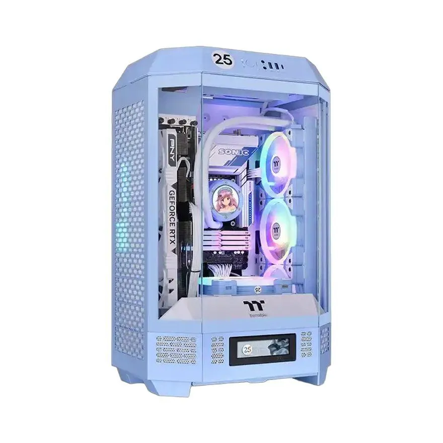 KuÄiÅ¡te Thermaltake The Tower 300 (CA-1Y4-00SFWN-00) hydrangea blue