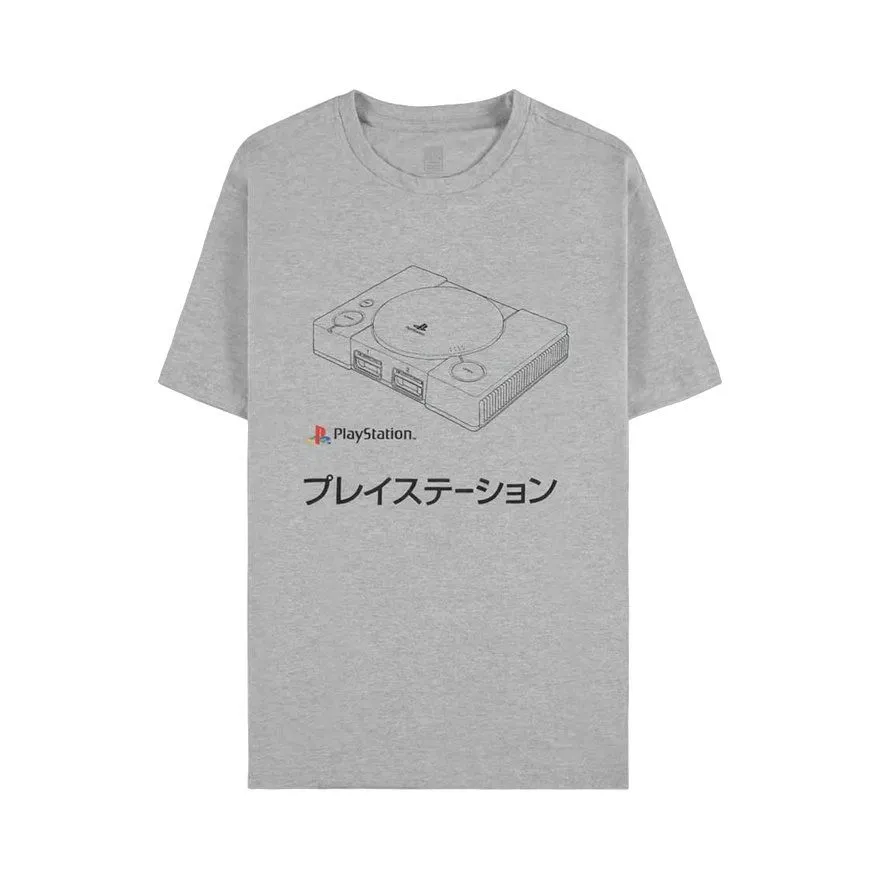 Majica kratkih rukava Difuzed PlayStation O.G Console Grey