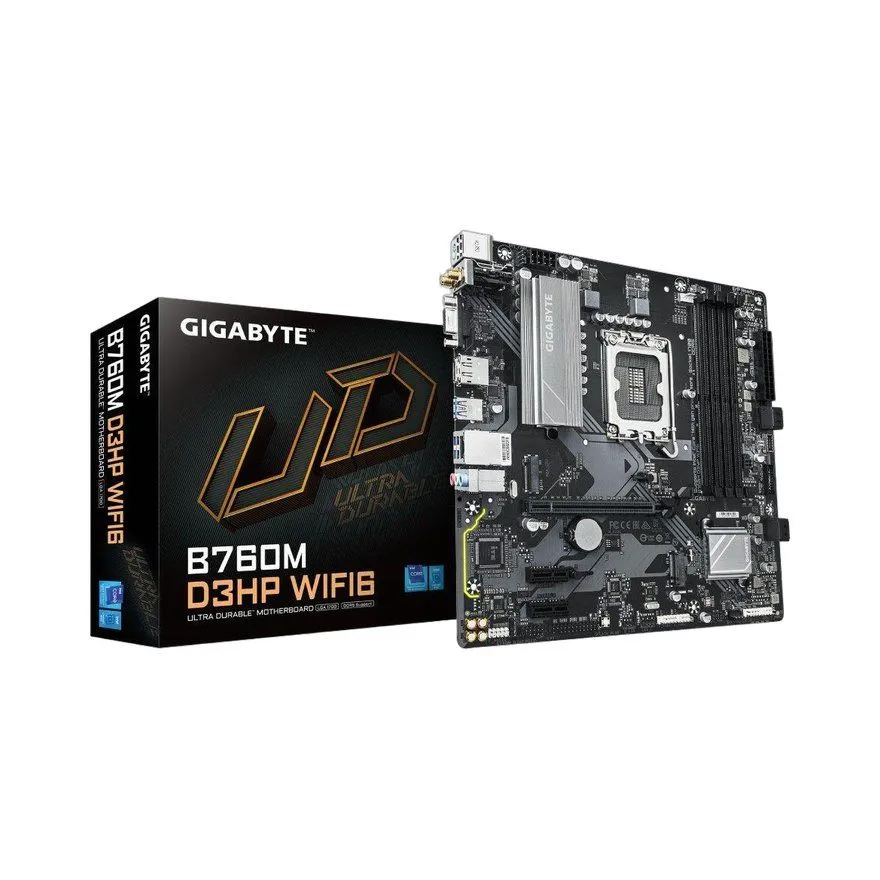 MatiÄna ploÄa Gigabyte B760M D3HP / Wi-Fi / Bluetooth / RGB