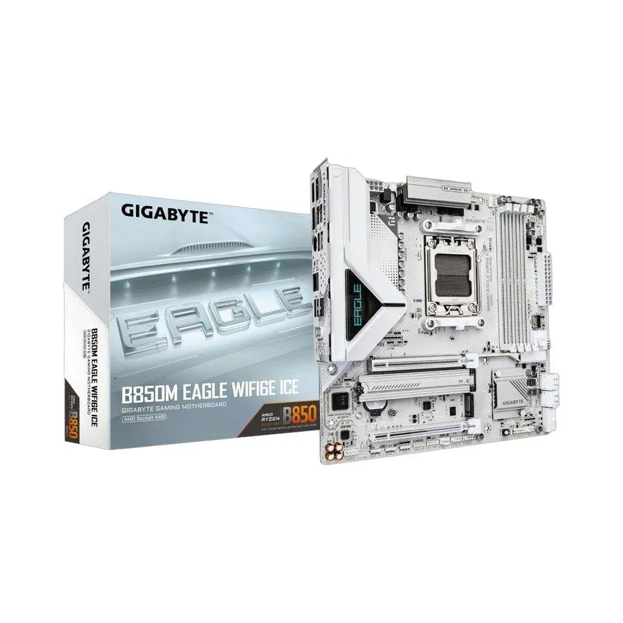 MatiÄna ploÄa Gigabyte B850M EAGLE WF6E ICE (Rev.1.x) / Wi-Fi / Bluetooth / RGB