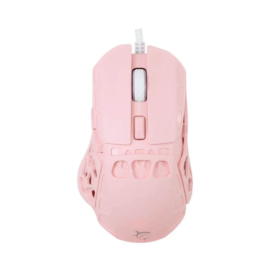 MiÅ¡ White Shark GM 5016 ECTOR 12400DPI RGB Pink
